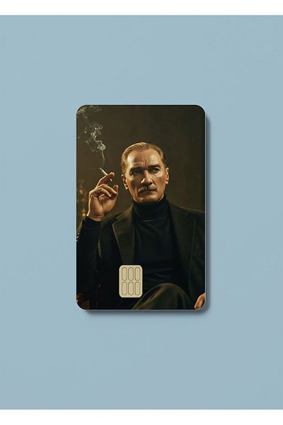 One Little Happiness Mustafa Kemal Atatürk Credit Card Covering Sticker