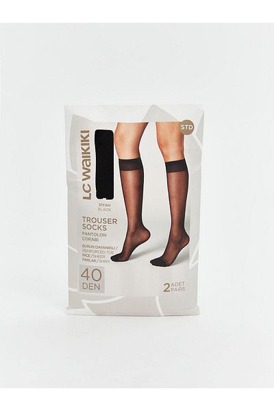 LC Waikiki Lcw Dream 40 Denier Women's Knee Socks 2-Pack