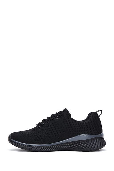 Derimod Zero Men's Black Lace-Up Thick Sole Sneaker 25Sfd69166F