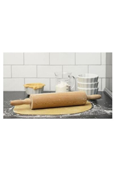 abnturk 46cm  Büyük Boy Askıcı Merdane Oklava Cilalı