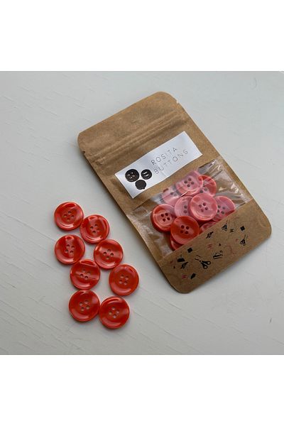 BERRİN AKSESUAR 20mm Bright Colorful 4 Holes Button 10Pcs
