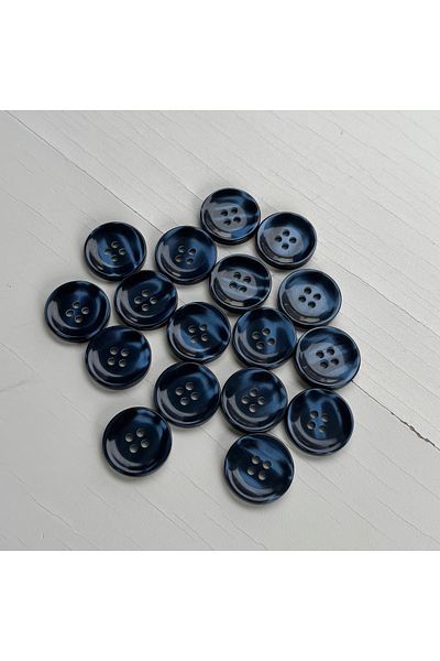 BERRİN AKSESUAR 20mm Bright Colorful 4 Holes Button 10Pcs