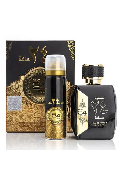 ARD AL ZAAFARAN SET Oud 24 Hours, Ard Al Zaafaran, unisex, Apa de parfum 100 ml + Deo 50 ml