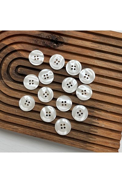 BERRİN AKSESUAR 20mm Bright Colorful 4 Holes Button 10Pcs