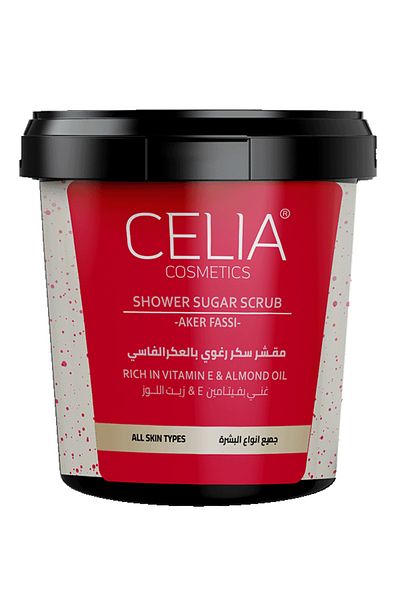 Celia Foaming Sugar Scrub with Fassi Aker 600g