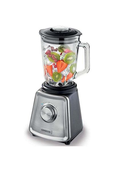 Kenwood Blender, Glass Goblet, Ice Crush Function, Meat Grinder, Chopper Mill, 2 L 800 W BLP44.270SS