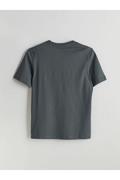 LC Waikiki Ανδρικό μπλουζάκι XSIDE Crew Neck με στάμπα χτενισμένο βαμβακερό