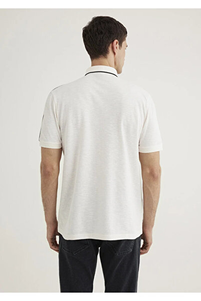 Mavi Beyaz Polo Tişört Regular Fit / Normal Kesim 0611838-70057