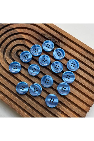 BERRİN AKSESUAR 20mm Bright Colorful 4 Holes Button 10Pcs