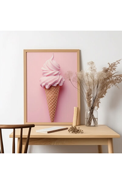 UNT Pictură „Gelato” cu rama din lemn