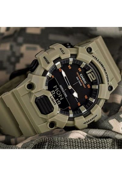 Casio Casio Men's HDC-700-3A3VDF Analog-Digital Resin Watch - 33 mm - Green