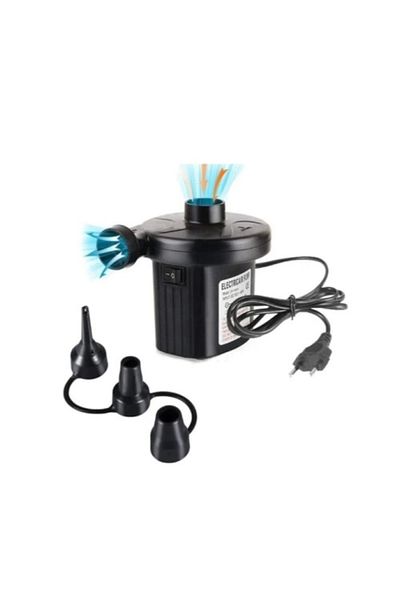 KASHİKOİ 220V Lighter Input Pool Boat Inflatable Mattress Inflator Pump