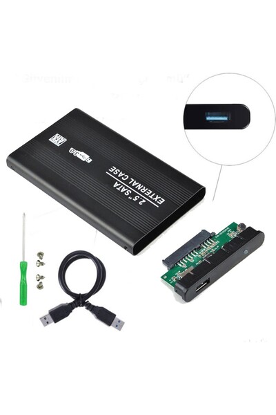 Derwell جديد 2025 2.5 "USB 3.0 صندوق HDD خارجي Sata Disk Ssd نقل البيانات 5 ج...