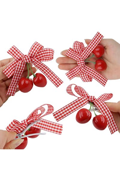 Monalisa Lily Kız Çocuk İkili Kiraz  Pens Toka