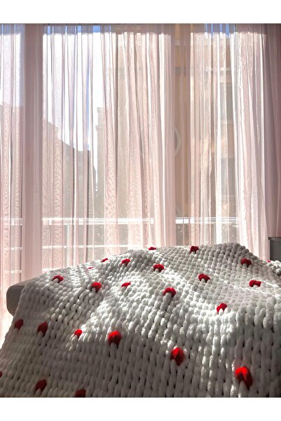 Urian Home Puffy Hand Knitted Baby Blanket