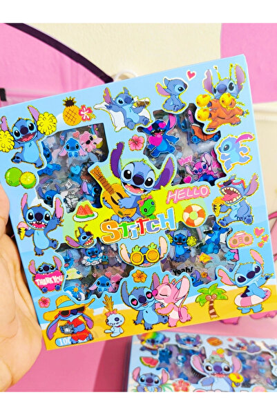 ÖZ OFİS Stitch Sticker Seti - 407 Adet - Ajanda, Günlük, Scrapbook, Bullet Jo...