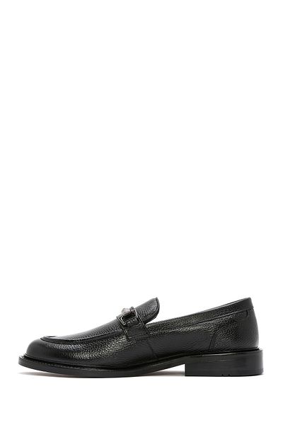 Derimod Loafer clasic din piele neagră pentru bărbați 25SFD6009FT