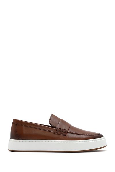 Derimod Loafer din piele maronie pentru bărbați 25SFD 620318