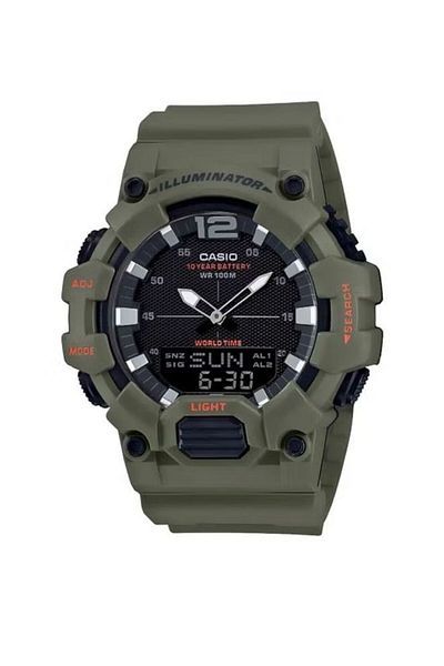 Casio Casio Men's HDC-700-3A2VDF Water Resistant Digital Analog Watch - 53 mm - Green