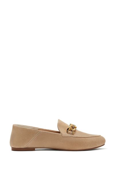Derimod Mocasini masculini din piele de piele intoarsa bej 25SFD 290110