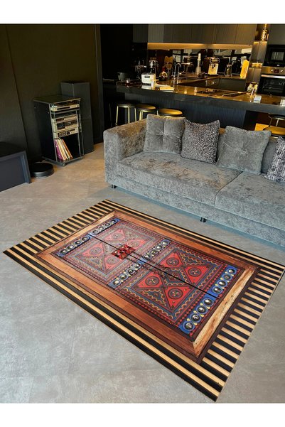 Rugs Modern Halı Συλλογή Kemal: Πολύχρωμο, παραδοσιακό, vintage, υφαντό με μο...