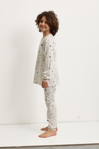 Katia&Bony Set de pijamale cu model de avion pentru băiat