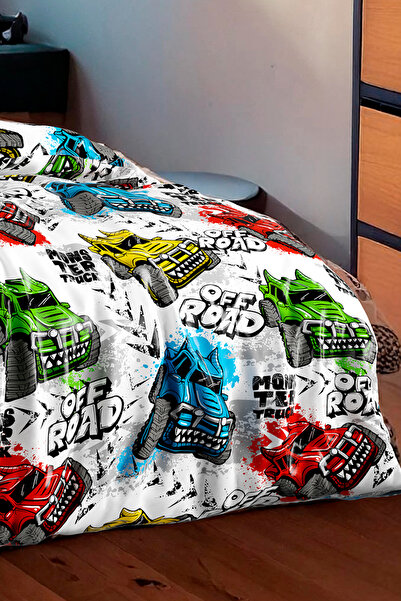 Lorien Truck Patterned Single Duvet Cover / Quilt Cover 160 X 220 cm