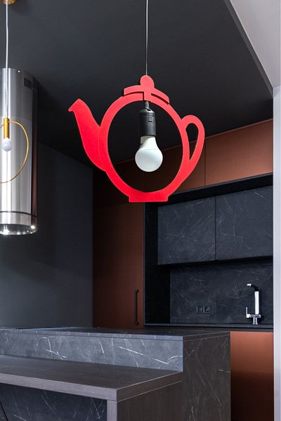 KAŞIKBEY Teapot Pendant Lamp Chandelier Modern Retro Office Cafe Bar Hotel Restaurant Tea Maker Ceiling Lamp