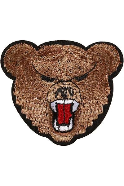 Skygo Applique Iron-On Bear Crest 4X5 cm