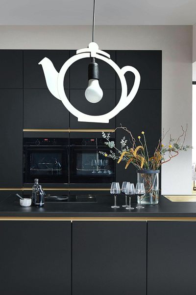 KAŞIKBEY Teapot Pendant Lamp Chandelier Modern Retro Office Cafe Bar Hotel Restaurant Tea Maker Ceiling Lamp