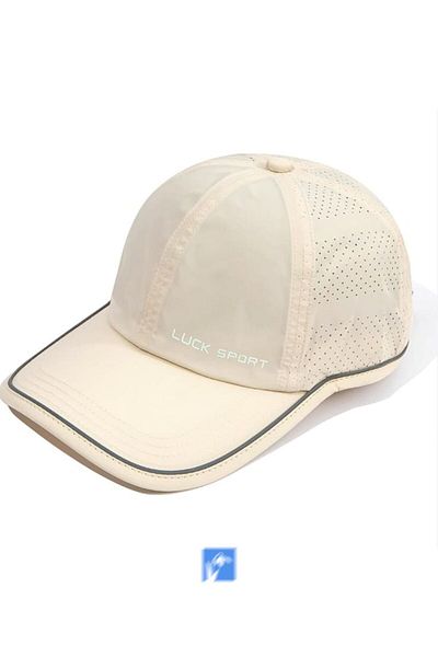 Kardelen Butik Denizli Reflective Quick-Drying Running and Tennis Hat with Mesh on the Back (58-59 cm)
