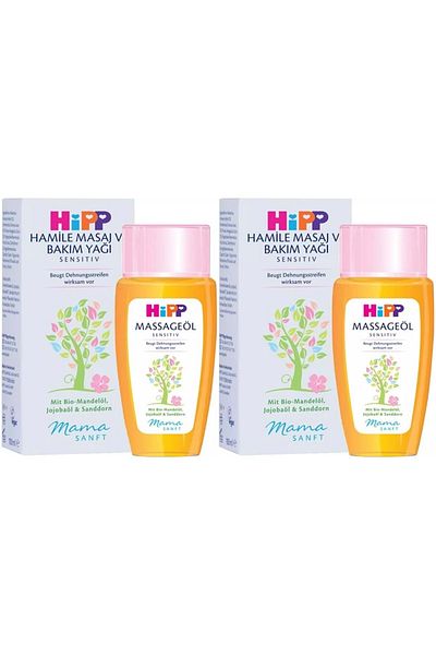 Hipp Mamasanft Pregnant Massage and Care Oil Sensitive 100ml (Set of 2)