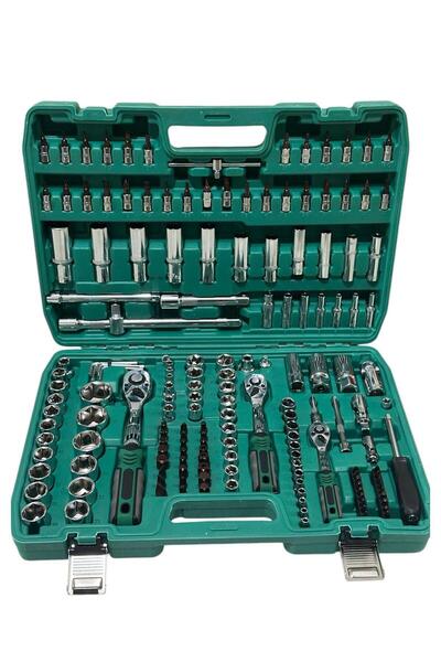 newprotech 172 parça lokma takımı Parça Lokma Takımı Oto Tamirci Tam Set 1/2-...