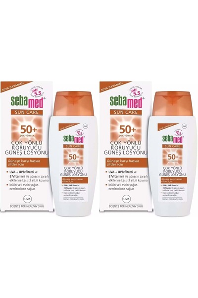 Sebamed Sun Care Çok Yönlü Koruyucu Güneş Losyonu 50 Faktör 150ml (2 Lİ SET)