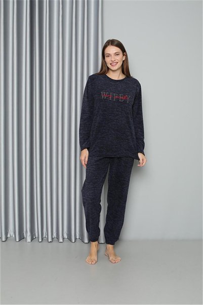 Mestore Fashion Line Welsoft Fleece Women's Pajama Set 8517