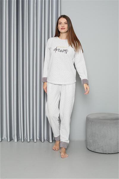Mestore Fashion Line Welsoft Fleece Women's Pajama Set 8515