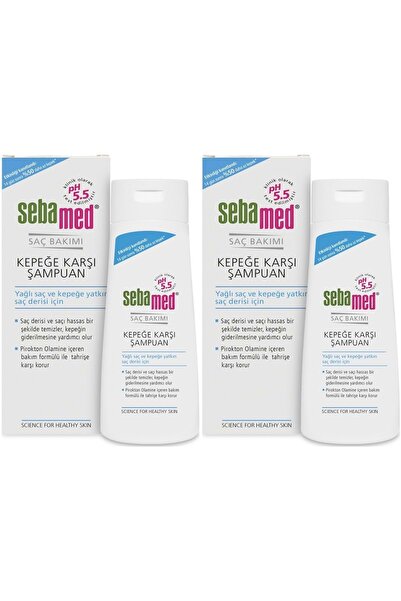 Sebamed Şampuan 200ml Kepeğe Karşı (YAĞLI VE KEPEĞE YATKIN SAÇ DERİSİ IÇİN) (2 Lİ SET)