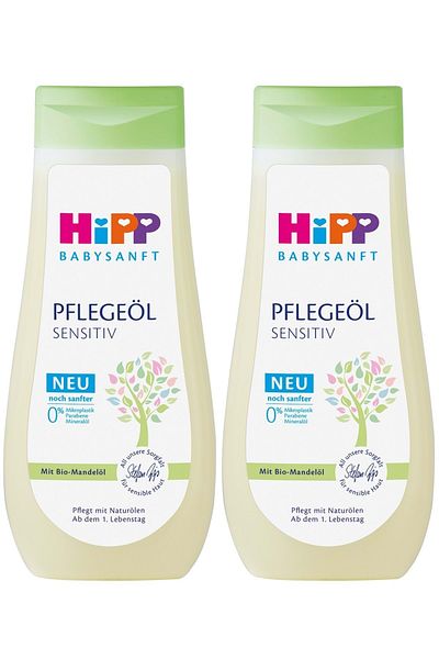 Hipp Babysanft Baby Care Oil/Pelegeal Sensitive 200ml (Set of 2)