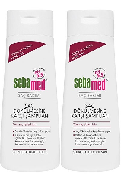 Sebamed Şampuan 200ML Saç Dökülmesine Karşı (Tüm Saç Tipleri için) (2 Li Set)