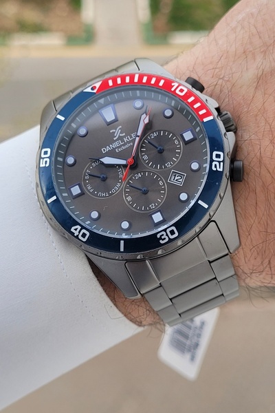 Daniel Klein Füme Renk Iç Göstrgeleri Aktif Hediye Paketli Erkek Kol Saati