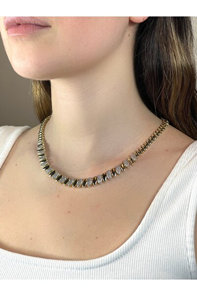 Virgo Nancy Altın Kaplama VIP Kolye