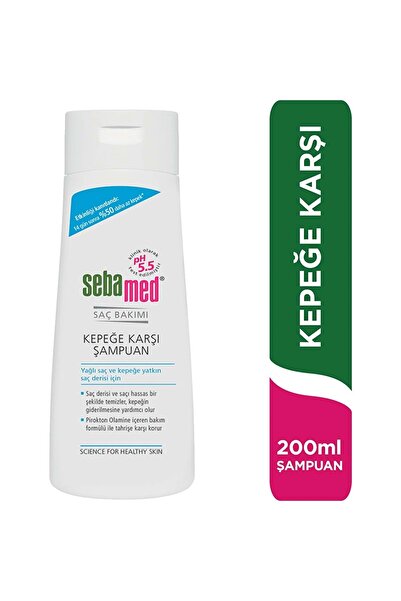 Sebamed Şampuan 200ml Kepeğe Karşı (YAĞLI VE KEPEĞE YATKIN SAÇ DERİSİ IÇİN) (2 Lİ SET)