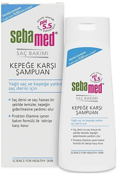 Sebamed Şampuan 200ml Kepeğe Karşı (YAĞLI VE KEPEĞE YATKIN SAÇ DERİSİ IÇİN) (2 Lİ SET)