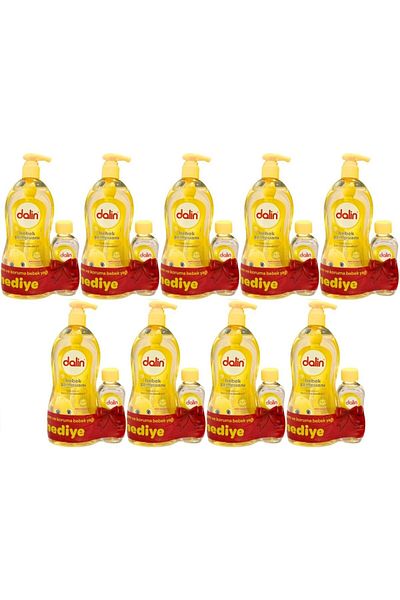 Dalin Baby Shampoo Classic 700ml Baby Oil with Pump 100ml (Moisture Protection) (Set of 9)