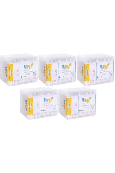 Uni Baby Ear Cleaning Swab 300 Pieces Advantageous Box (Set of 5)