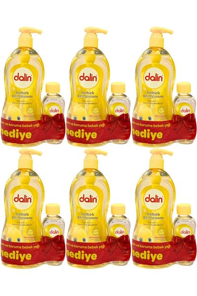 Dalin Baby Shampoo 700ml Pump 100ml Oil Set (6 Pieces)