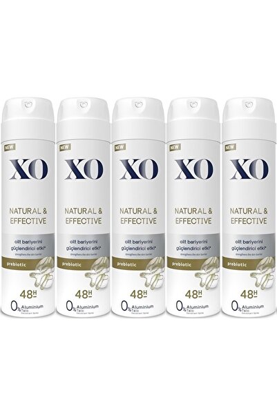 Xo Deodorant 150ML Women-Kadın Natural & Effective (5 Li Set)
