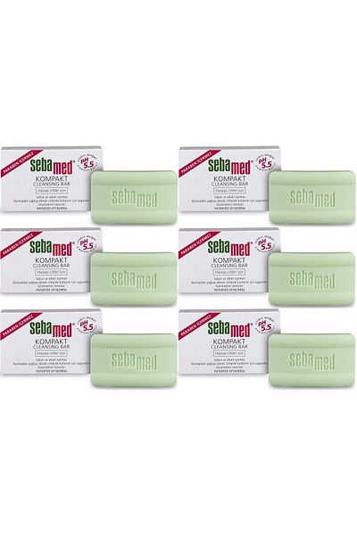 Sebamed Soap 100Gr Compact for Sensitive Skin Set (6 Pice)