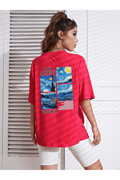 Tarzsokak Pantofi oversize unisex cu imprimeu Van Gogh