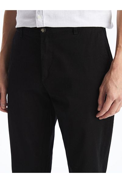 LC Waikiki PANTALONI BĂRBAȚI ÎNALT BUMBAC, MĂRIME REGULARĂ, ȚESĂTURĂ GABARDINE